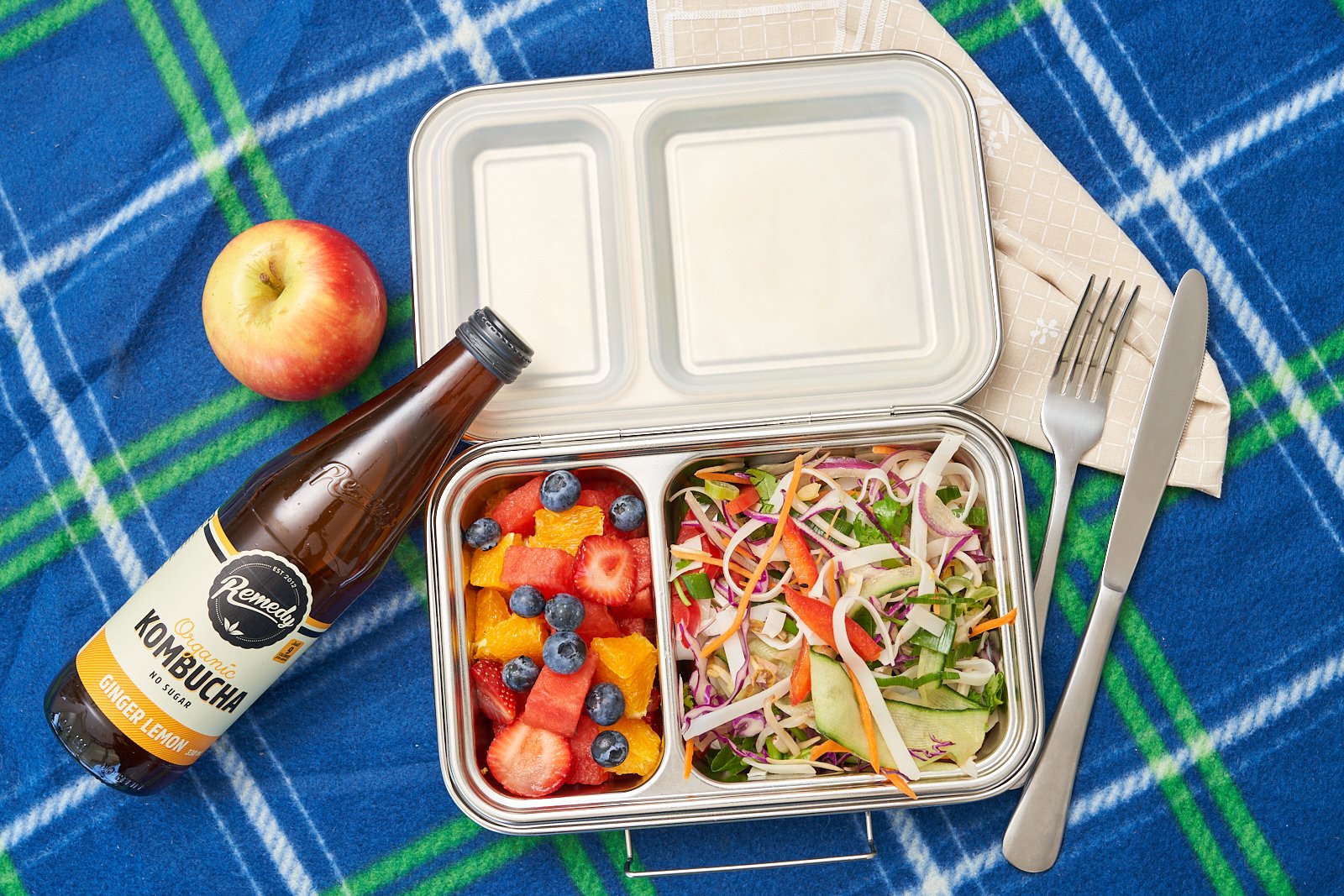 Stainless Steel Lunchbox - White